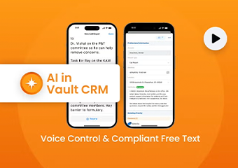 IA no Veeva Vault CRM – Controle de voz e Texto Livre Compliant