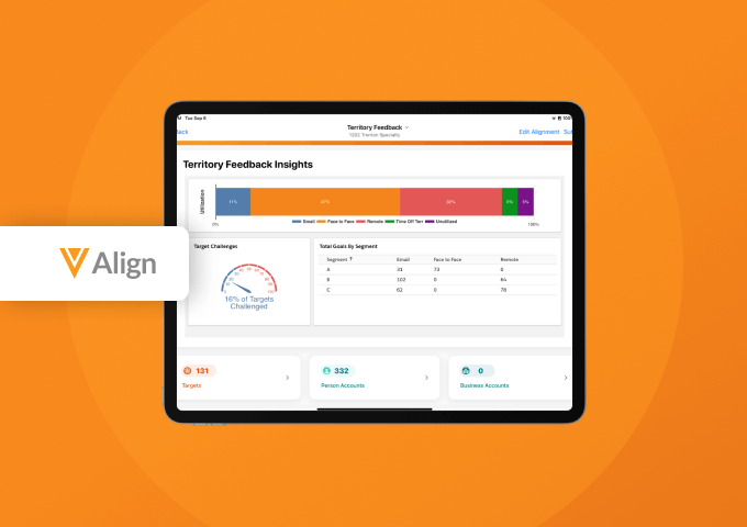 Veeva Align: Integrated Territory Feedback