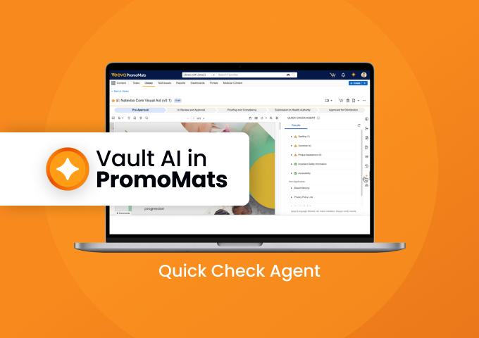 Vault AI in PromoMats: Quick Check Agent and Content Agent