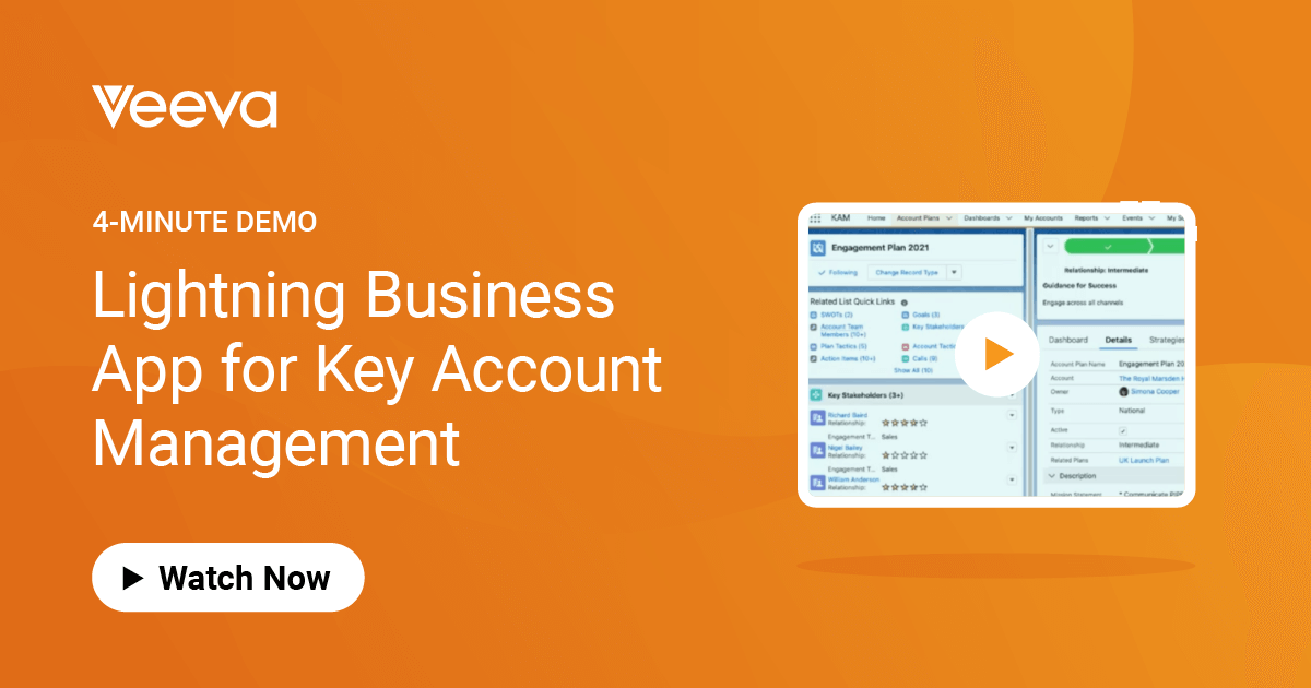 Lightning Business App for Key Account Management | Veeva