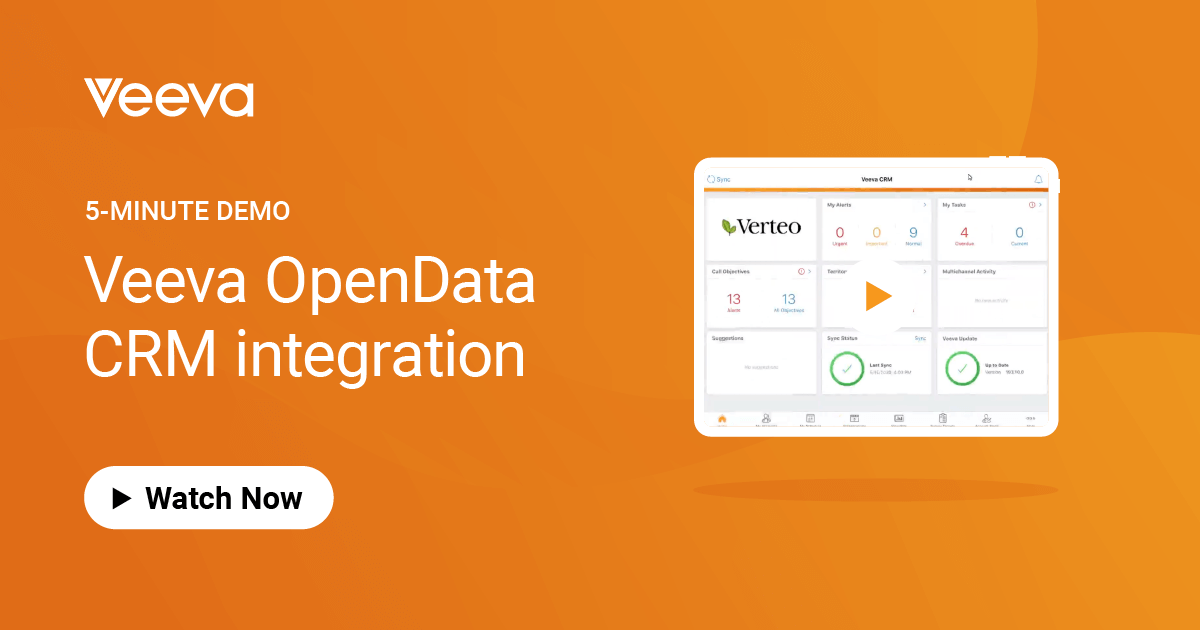 Veeva OpenData CRM Integration | Veeva