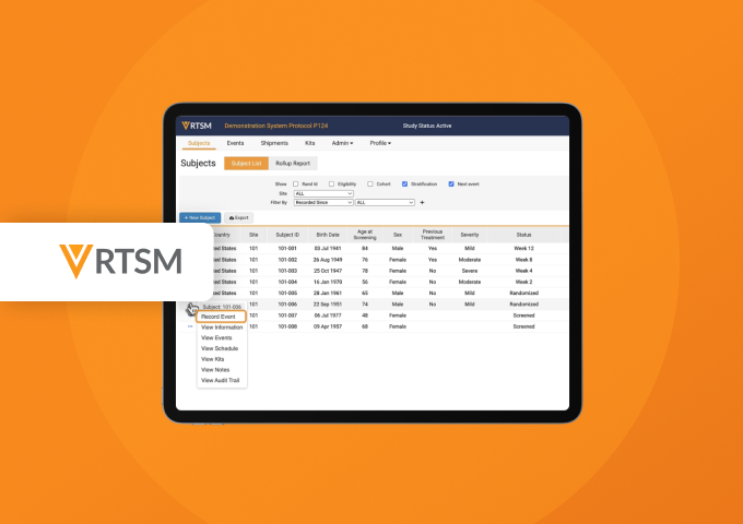 Site User System Navigation in Veeva RTSM