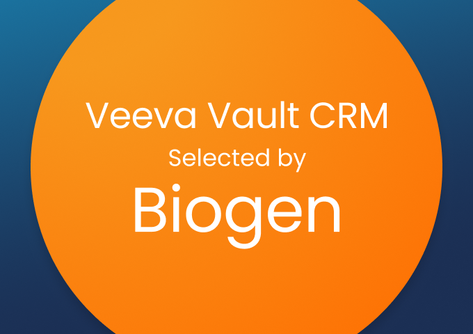 Veeva Vault CRM Selected by Biogen